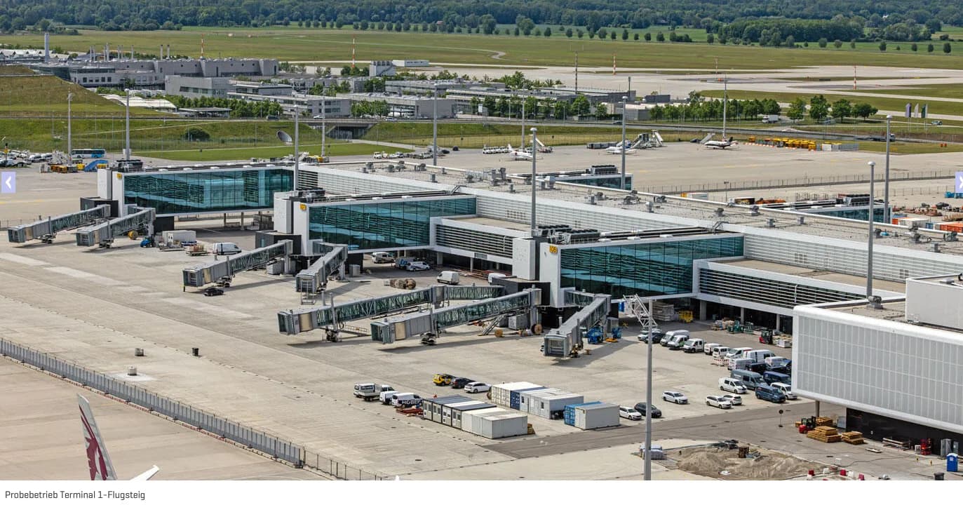 Probebetrieb terminal 1 flugsteig fsj